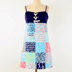 Lilly Pulitzer Nautical Patchwork Mini Dress 8